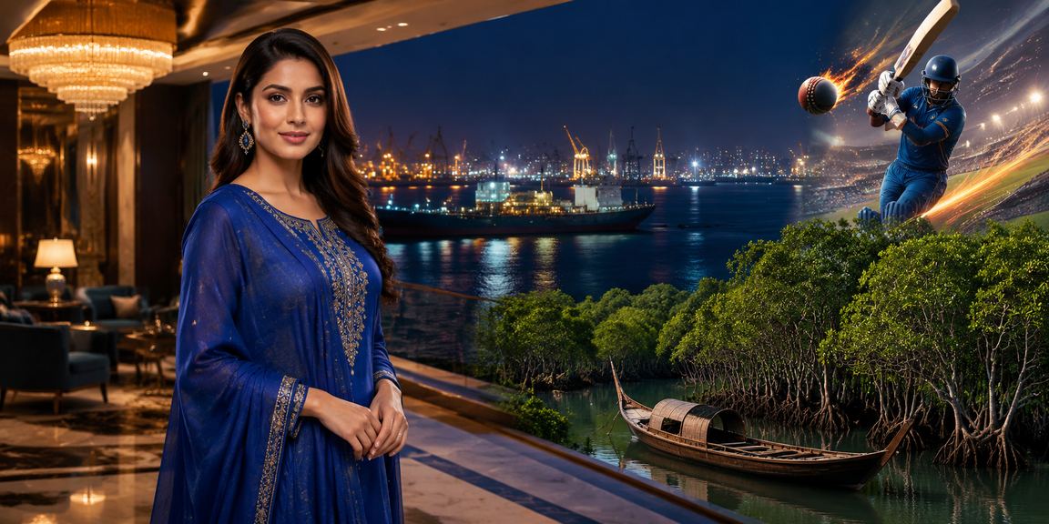 চট্টগ্রামে সালোয়ার কামিজ পরিহিত ব্যক্তি 2500 প্ল্যাটফর্মে ক্রিকেট বেটিং উপভোগ করছেন