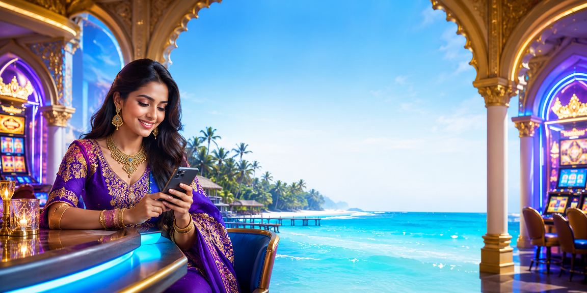 সেন্ট মার্টিনে বাংলাদেশি মডেল মোবাইলে ক্যাসিনো ও বিশ্লেষণ দেখছেন